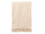 GIFTDECOR Tapis Multiuso à Rayures Crème 160x240cm
