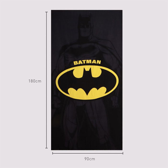 CERDÁ Toallas de baño en microfibre Batman DC Comics 90x180 cm - 100% polyester 250 gsm