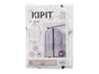 Kipit Housse à vêtements 60x137 cm blanche pliée 31x35x2.5 cm (Set de 24)
