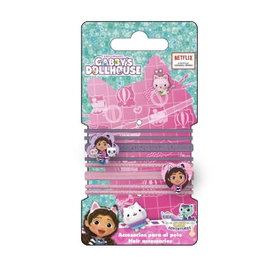 Cerdá Accessoires Pelo Elásticos 8 Pièces Gabby's Dollhouse Rose