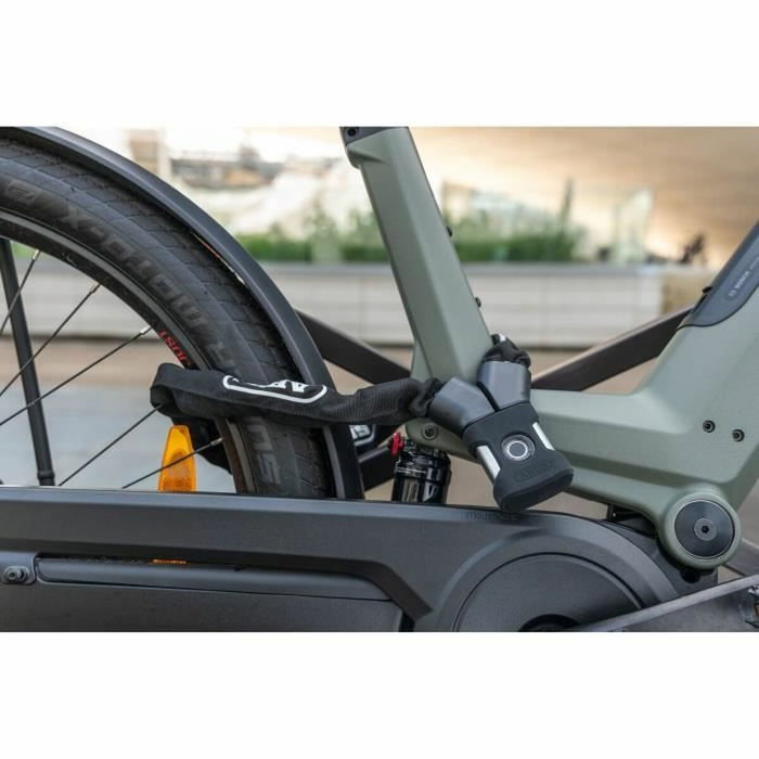Abus Yardo BK 7807F/110 Chaîne avec cadenas à empreinte digitale Abus Yardo BK 7807F/110 Chaîne avec cadenas à empreinte digitale