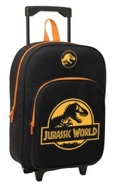 Safta Valise à roulettes Jurassic World 32 x 42 x 14 cm - Valise cabine pour enfant à partir de 3 ans