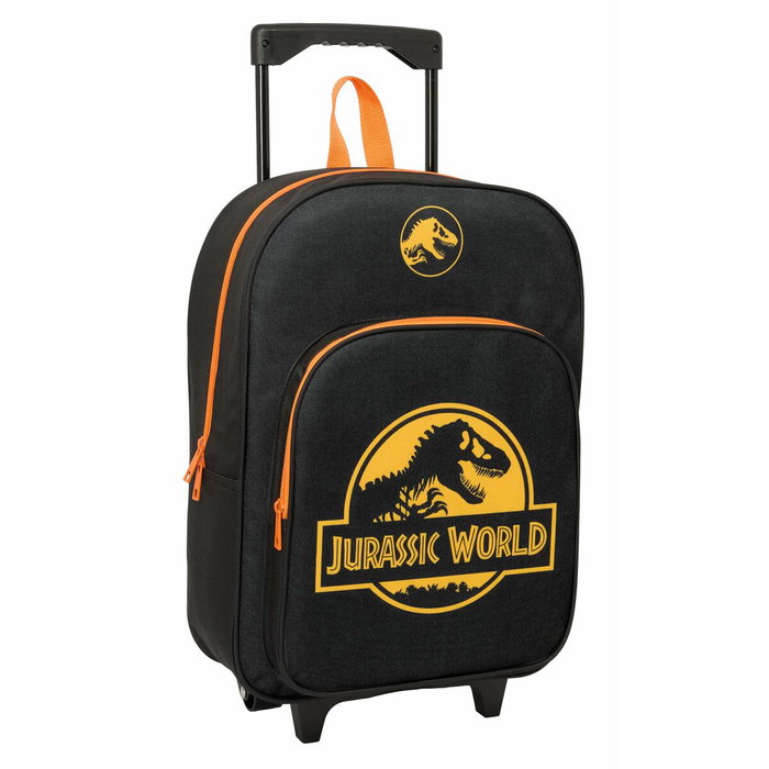 Cartable à roulettes Jurassic World Noir 32 x 42 x 14 cm