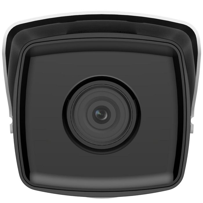 Hikvision Caméra Bullet Fixe 4 MP avec WDR 120 dB, Objectif 2.8mm, Résistant IP67, Compression H.265+ et Détection IA Personnes/Véhicules