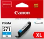Canon CLI-571 Multipack Noir Cyan Magenta Jaune (0386C008) Cartouche d'encre ~1 374 pages