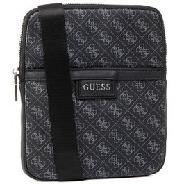 Guess Sac bandoulière Dan en textile noir