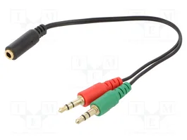 GEMBIRD Câble audio Jack 3,5 mm vers Jack 3,5 mm 0,2 m