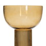 BigBuy Home Vase Marron Verre 18 x 18 x 25,5 cm