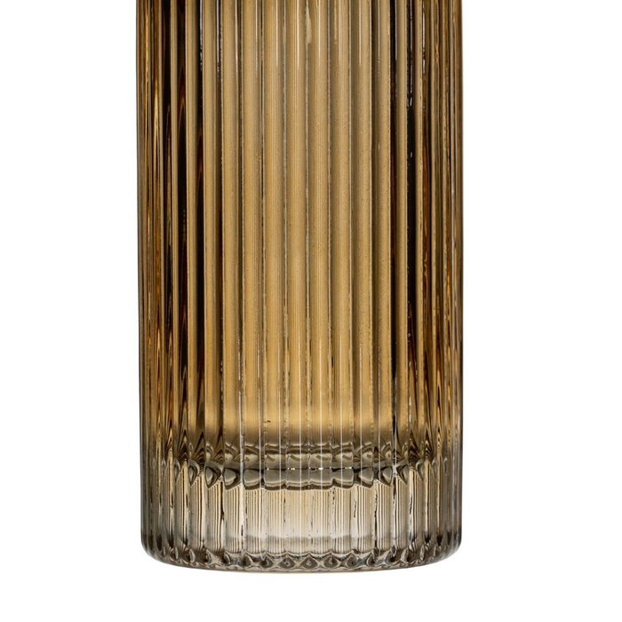 BigBuy Home Vase Marron Verre 18 x 18 x 25,5 cm BigBuy Home Vase Marron Verre 18 x 18 x 25,5 cm