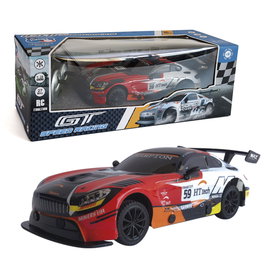 TACHAN Véhicule Radio-Commandé GT-Speed Racing 1:24 Rouge - Fréquence 27 MHz - Fonctionne avec Piles AA (non incluses)