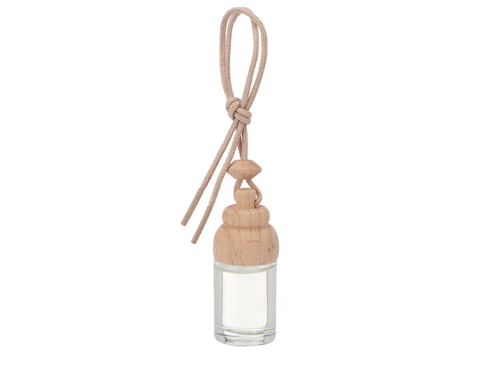 Acorde Désodorisant Voiture Coton 8 ml Verre Blanc 2.5 x 6 x 2.5 cm (Set de 24)