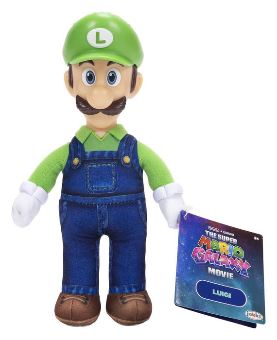Jakks Pacific Peluche Luigi Super Mario Galaxy 23 cm