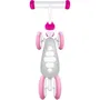 Stamp Draisienne STAMP SKIDS CONTROL Rose - Baby Walker 18 mois-4 ans - 4 grandes roues PVC, cadre acier, selle mousse, guidon ajustable et poignées anti-pincement