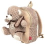 PERLETTI - Mochila Sac à Dos + Peluche Ours Milly 26 cm - Dimensions : 26x21x8 cm