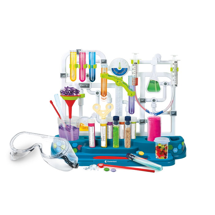Clementoni Super Quimica 55468 - Kit de Chimie Scientifique Expérimentale pour Enfants, Version Espagnol, à Partir de 8 Ans