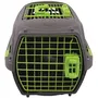 M Pets - Caisse de transport pour chat ECO GIRO - Cage en plastique léger - Taille M - Gris - Pour petits chiens et chats - Sécuritaire pour voyages