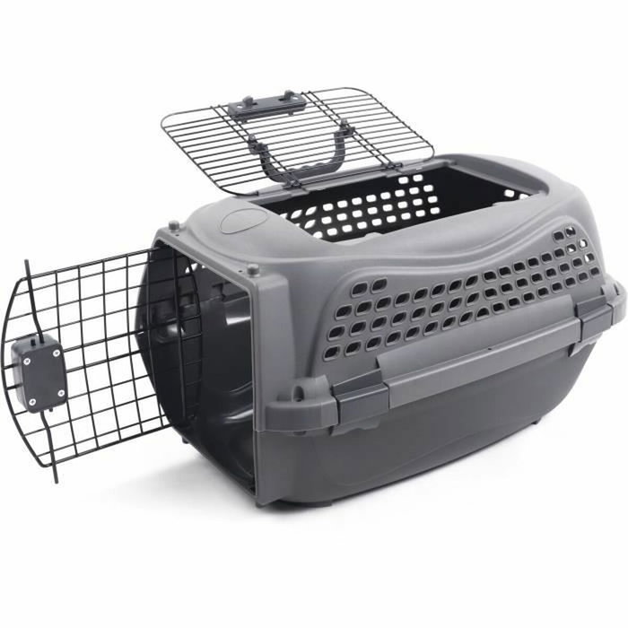 M Pets ECO GIRO Caisse de transport Taille M Gris foncé M Pets ECO GIRO Caisse de transport Taille M Gris foncé