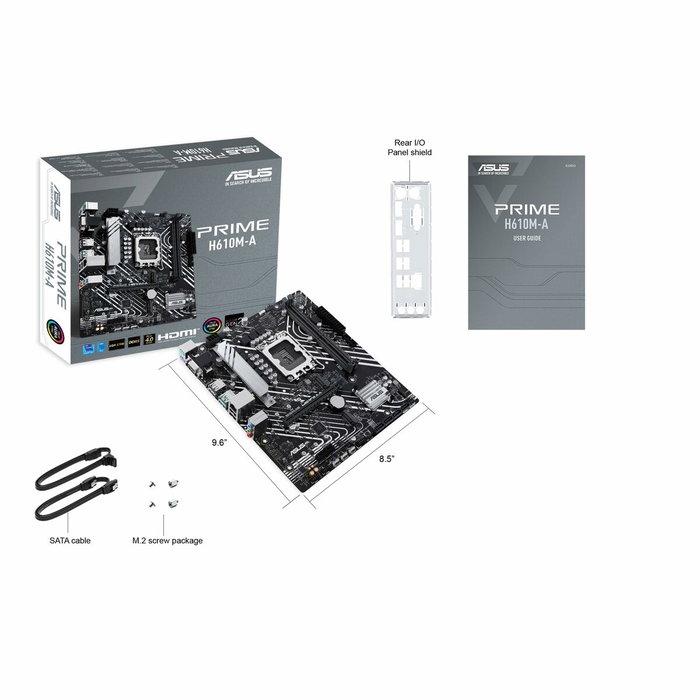 Carte Mère Asus PRIME H610M-A CSM INTEL H610 LGA 1700 Carte Mère Asus PRIME H610M-A CSM INTEL H610 LGA 1700