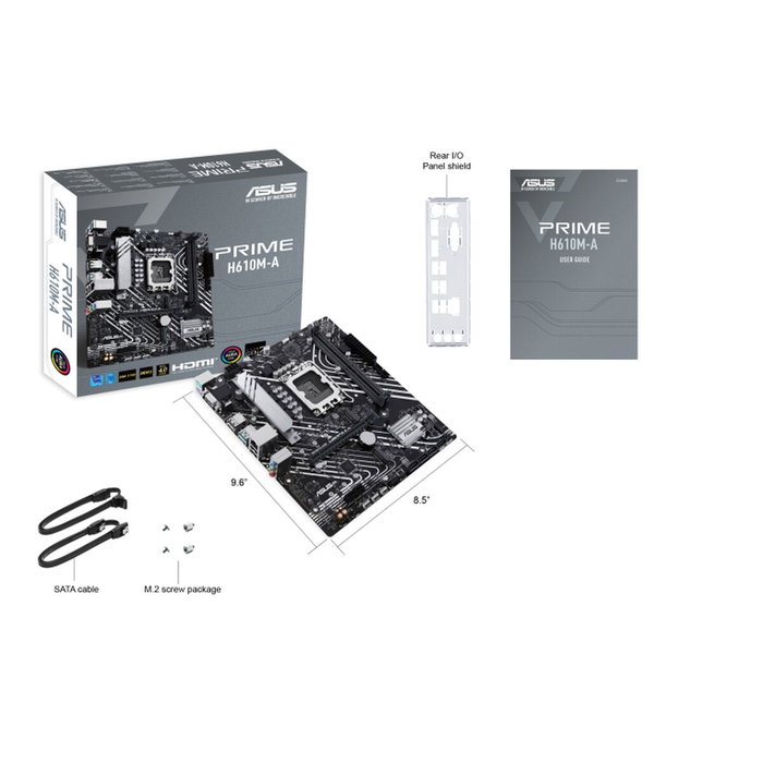 Carte Mère Asus PRIME H610M-A CSM INTEL H610 LGA 1700 Carte Mère Asus PRIME H610M-A CSM INTEL H610 LGA 1700