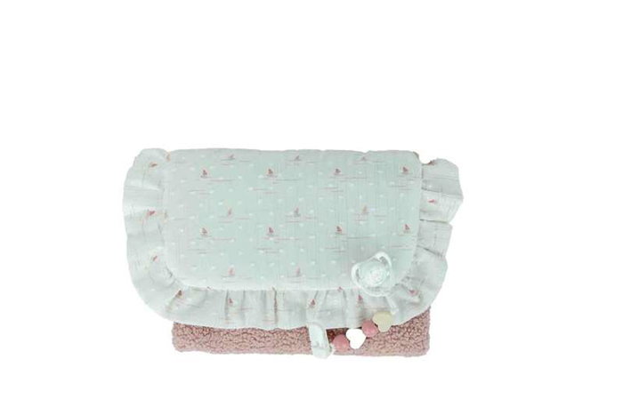 Muñecas Arias Arias Aitana - Poupée Reborn réaliste fille 40 cm en silicone avec table à langer et bavoir - Design espagnol