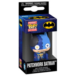 FUNKO Porte-clés Pocket POP! DC Comics Patchwork Batman