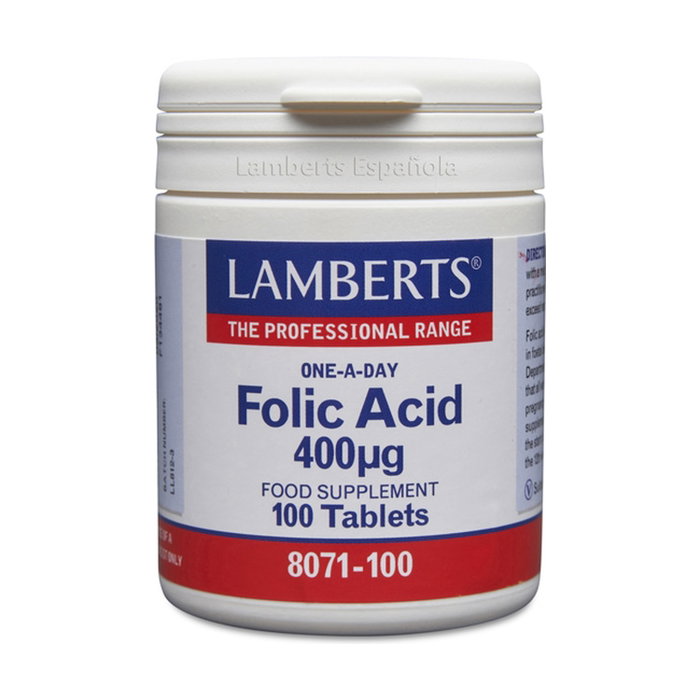 Lamberts Acide Fólico 400 µg 100 Tablettes Lamberts Acide Fólico 400 µg 100 Tablettes