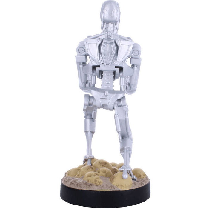 EXQUISITE GAMING Support de figurine Cable Guy The Terminator 21 cm pour manettes de console et smartphones, sans câble, compatible PS5 DualSense, Xbox Series S/X et iPhone