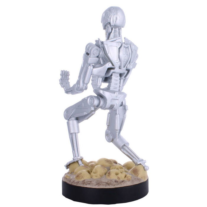 EXQUISITE GAMING Support de figurine Cable Guy The Terminator 21 cm pour manettes de console et smartphones, sans câble, compatible PS5 DualSense, Xbox Series S/X et iPhone