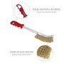 WOLFPACK LINEA PROFESIONAL Cepillo manual acier laiton manche rouge 34cm