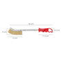 WOLFPACK LINEA PROFESIONAL Cepillo manual acier laiton manche rouge 34cm