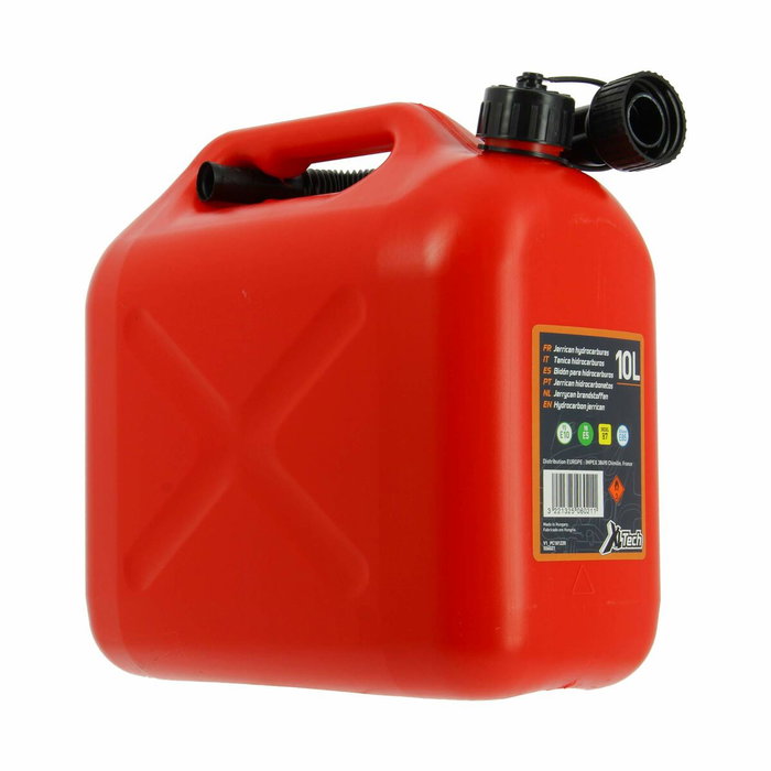 Precision Steel Jerrican 10L homologué carburants avec flexible Precision Steel Jerrican 10L homologué carburants avec flexible