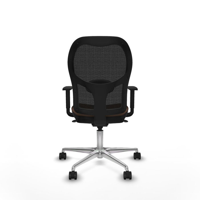 Piqueras y Crespo Chaise de Bureau 1D086N0 Noir Brun foncé