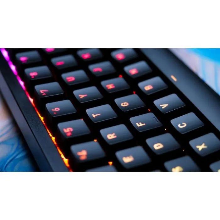 Cherry XTRFY K5V2 Compact - Clavier Gamer Mécanique 65% avec Éclairage RGB LED et Commutateurs CHERRY MX2A Hot-Swappable - Noir