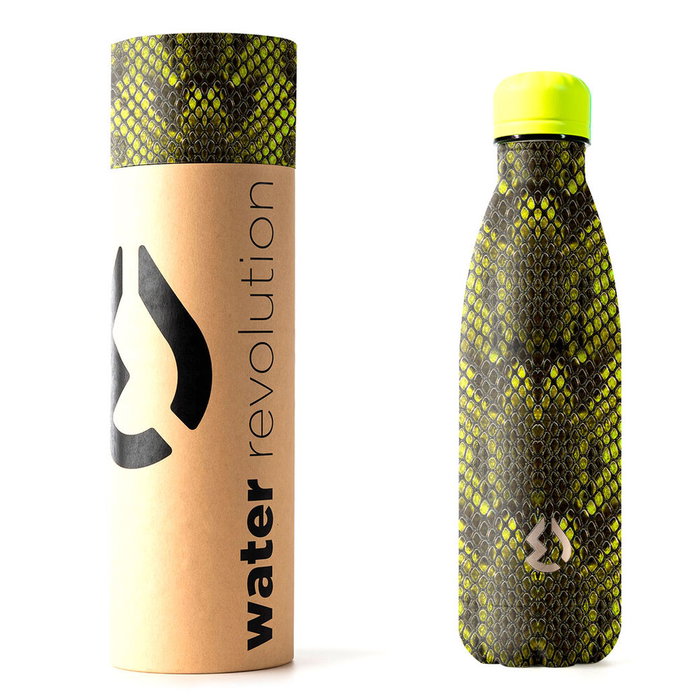 WATER REVOLUTION Gourde thermique en acier inoxydable, 500 ml, antigoutte, isotherme, maintient le froid 24h/chaud 12h, sans BPA WATER REVOLUTION Gourde thermique en acier inoxydable, 500 ml, antigoutte, isotherme, maintient le froid 24h/chaud 12h, sans BPA