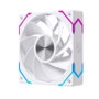 Einarex EX12Ci EXFN-12CS21-W Ventilateur de Boîtier 120 mm PWM A-RGB Blanc