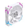 Einarex EX12Ci EXFN-12CS21-W Ventilateur de Boîtier 120 mm PWM A-RGB Blanc