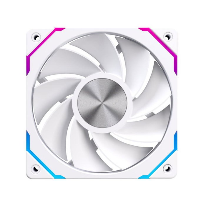 Einarex EX12Ci EXFN-12CS21-W Ventilateur de Boîtier 120 mm PWM A-RGB Blanc Einarex EX12Ci EXFN-12CS21-W Ventilateur de Boîtier 120 mm PWM A-RGB Blanc