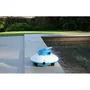 Bestway Robot aspirateur de piscine Frisbee autonome pour fond plat (5x3m max) avec batterie lithium - Bleu