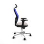 Piqueras y Crespo Chaise de Bureau avec Appui-tête Jorquera 2D086N2 Blanc