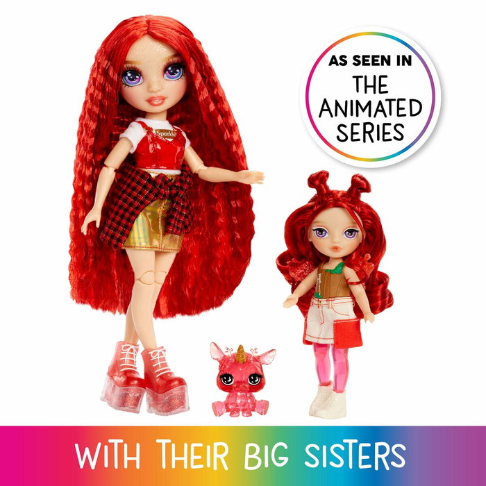 Rainbow High Littles Rainbow Fantasy Fairies Doll - Apple (Rouge)
