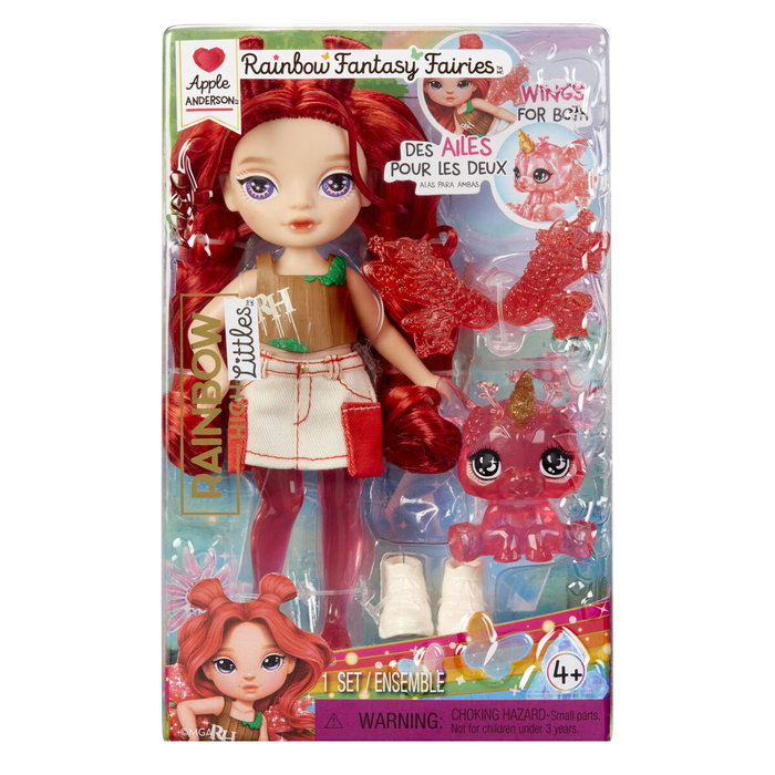 Rainbow High Littles Rainbow Fantasy Fairies Doll - Apple (Rouge)