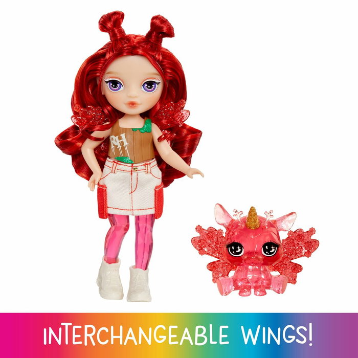 Rainbow High Littles Rainbow Fantasy Fairies Doll - Apple (Rouge)