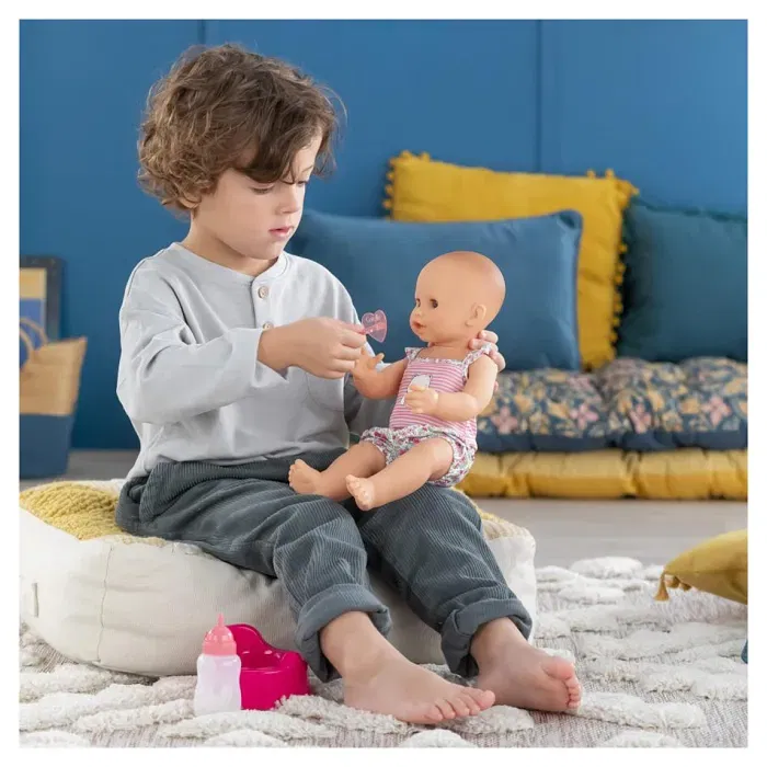 Corolle - Grand poupon Emma fait pipi, apprentissage de la propreté, poupée bébé de 36 cm avec pot, biberon et senteur vanille Corolle - Grand poupon Emma fait pipi, apprentissage de la propreté, poupée bébé de 36 cm avec pot, biberon et senteur vanille