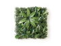 Ibergarden Jardin Vertical Feuille Fougère 50x50 cm Plastique Vert et Blanc (Set de 10)