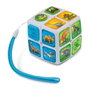 VTech - Cube magique Dinoaventuras - Jeu éducatif avec 3 modes, 200+ phrases, sons et lumières - Fonctionne en espagnol - 11.5x11.5x21.6 cm - 4-8 ans