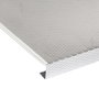 Emuca Protecteur de fond pour meuble de cuisine, 16mm, module 1.000mm, 968x580mm, Plastique et Aluminium, Aluminium naturel