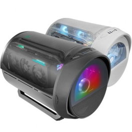 Mars Gaming MCCYLON Boîtier MicroATX Cylindrique Noir Ventilateur RGB 200mm