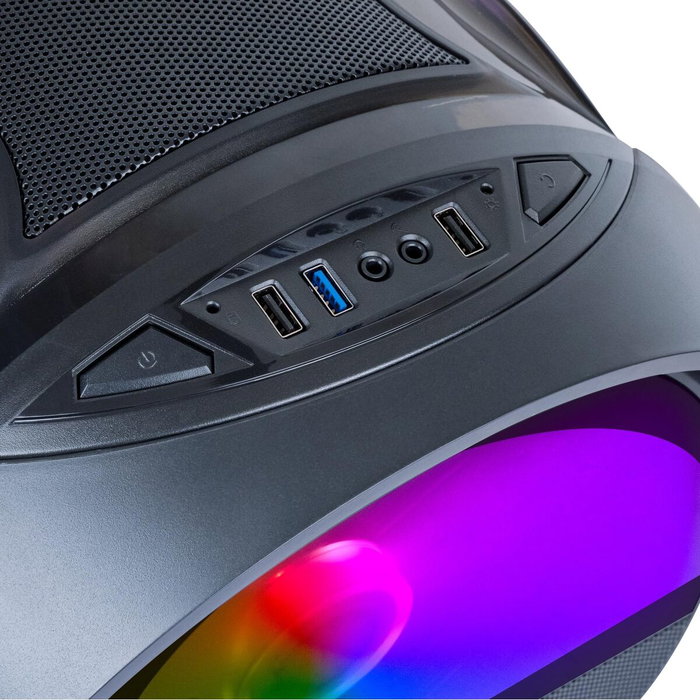 Boîtier ATX semi-tour Mars Gaming MCCYLON Noir