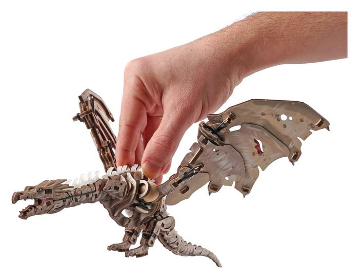 Ugears Harry Potter Maquette en bois Dragon ukrainien à panse de fer Ugears Harry Potter Maquette en bois Dragon ukrainien à panse de fer