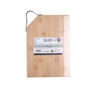 Tabla Bambú y Asa Simil Cuero Ozon Quid 33x23 cm (12 Unidades)